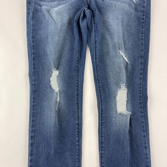 4 What Its Worth Womens Jeans Dark Wash 10 - Picture 3 of 7